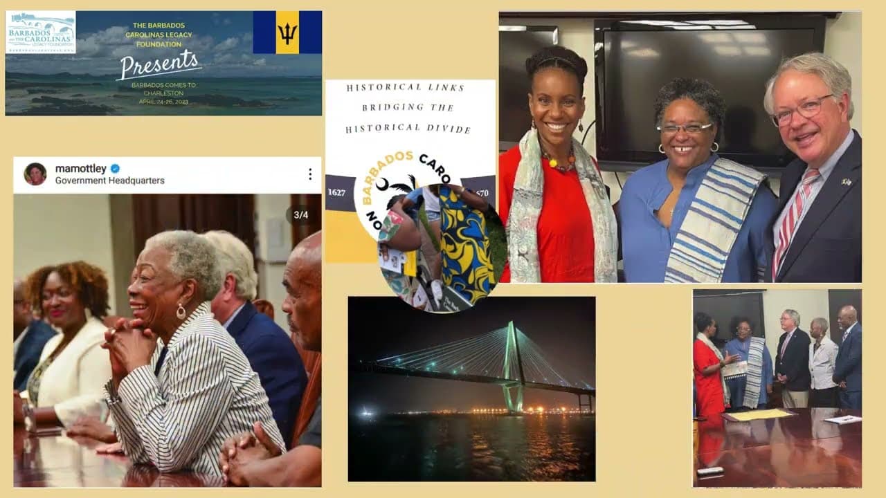 Rhoda Green's Presentation at Porter-Gaud on Barbados Carolinas Connection- Part One
